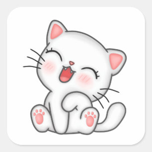 Sticker Carré stimulateur de chat