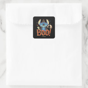 Sticker Carré Stitch Halloween Boo