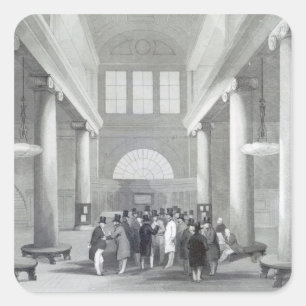 Sticker Carré Stock Exchange