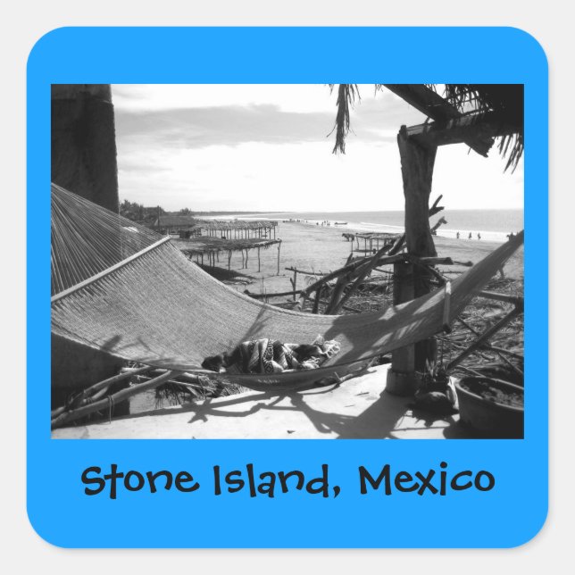 Sticker Carré Stone Island Hammock (Devant)