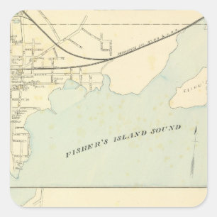 Sticker Carré Stonington, Groton