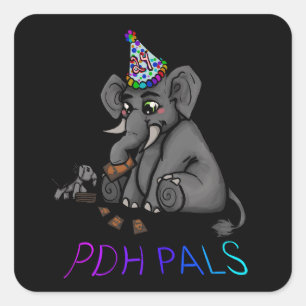 Sticker Carré Stream Francis 24h