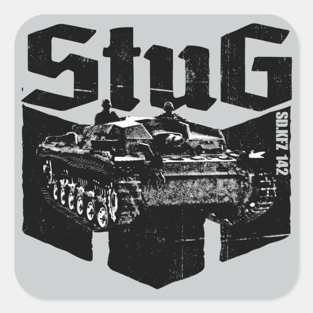 Sticker Carré StuG III (Devant)
