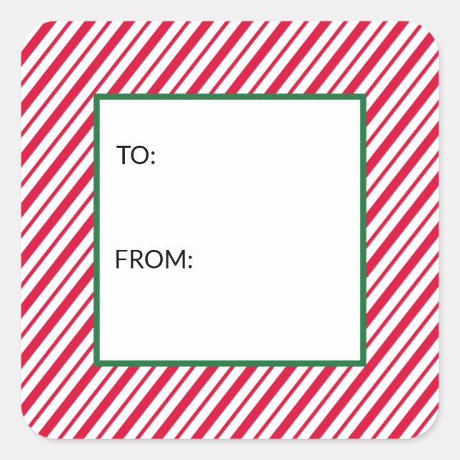 Sticker Carré Sucre de canne fractionné à partir (Devant)