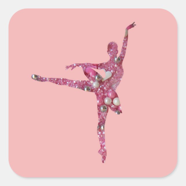Sticker Carré Sucre Plum Fairy Ballerina (Devant)