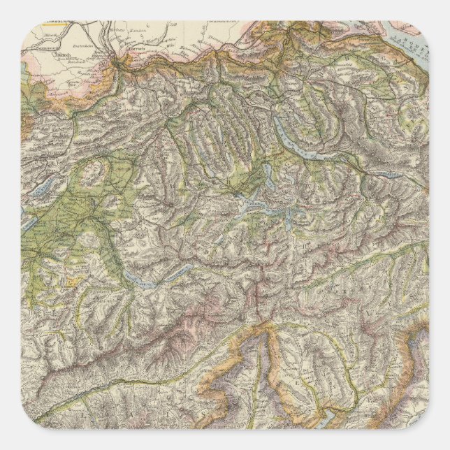 Sticker Carré Suisse 3 (Devant)