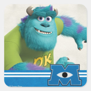 Sticker Carré Sulley Running