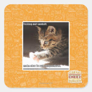 Sticker Carré Sunbaff d'owt d'essai