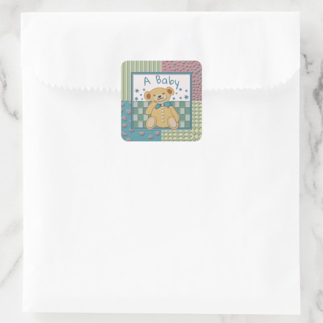Sticker Carré Sundance Porte Un Bébé (Sac)