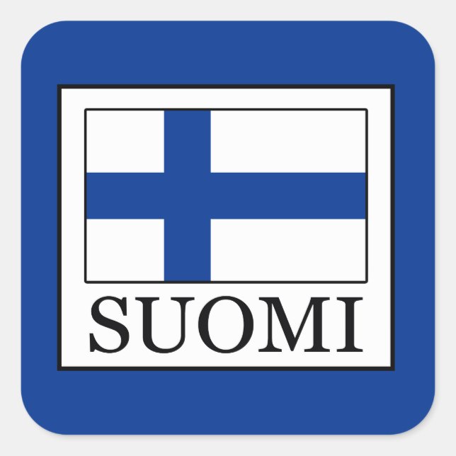 Sticker Carré Suomi (Devant)