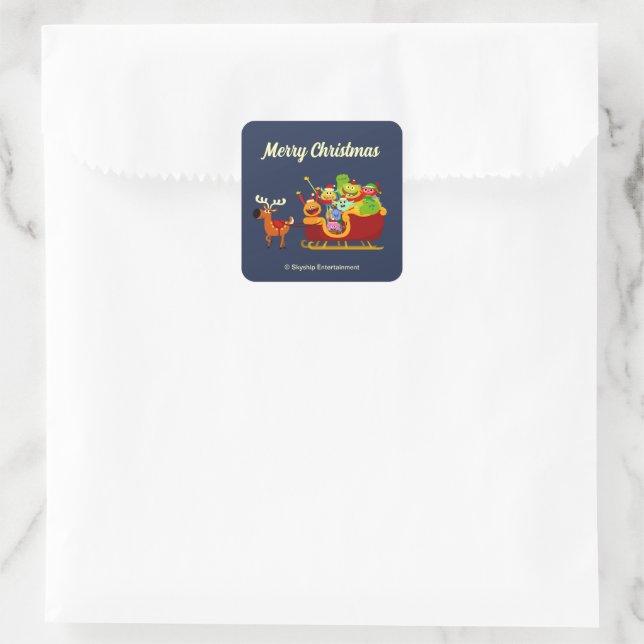 Sticker Carré Super Simple Songs Rhymington Sleigh Ride Holiday (Sac)
