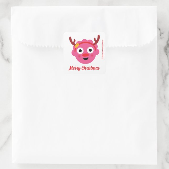 Sticker Carré Super simple | Vacances Blossom Reinder (Sac)