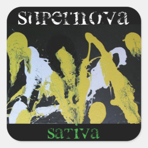 STICKER CARRÉ SUPERNOVA SATIVA