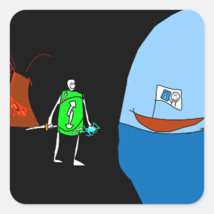 Sticker Carré Suprême