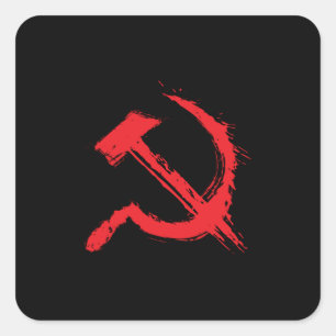 Sticker Carré Symbole communiste soviétique