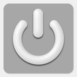 Sticker Carré Symbole de réserve