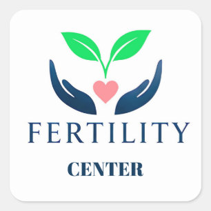 Sticker Carré Symbole d'espoir de fertilité pour les femmes