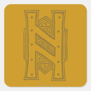 Sticker Carré Symbole Erebor - H