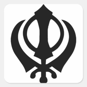 Sticker Carré SYMBOLE Khanda SIKH