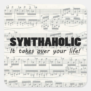 Sticker Carré Synthaholic