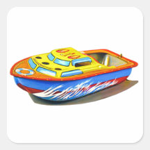 T-SHIRT DE BATEAU DE JOUET RETRO