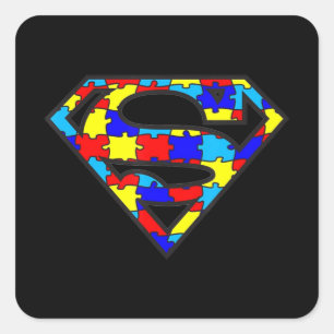 Sticker Carré T-shirt Funny Autism