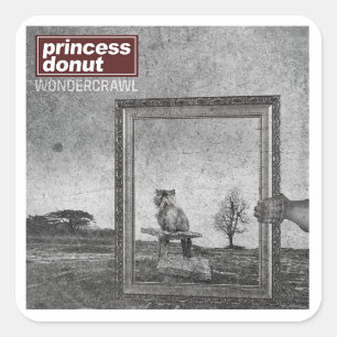 Sticker Carré T-shirt Wondercrawl de Princess Donut