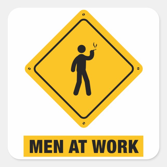 Sticker Carré Tabagisme (Devant)