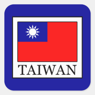 Sticker Carré Taïwan