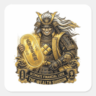 Sticker Carré Takeda Shingen: The Wealth Shogun - Ultimate Gold