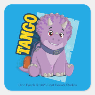 Sticker Carré Tango   Dino Ranch