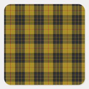 Sticker Carré Tartan de clan de MacLeod (aka "MacLeod bruyant")