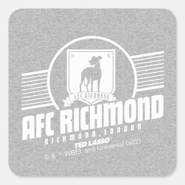 Sticker Carré Ted Lasso | AFC Richmond Graphisme de la bande d'a (Devant)