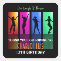 Teenager Coloré Disco Party | Anniversaire