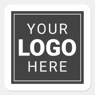 Sticker Carré Téléchargez le logo de votre marque