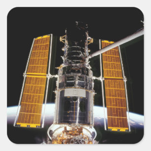 Sticker Carré Télescope spatial Hubble