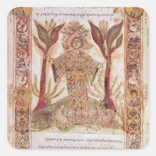 Sticker Carré Tellus, d'Exultet I, c.1030