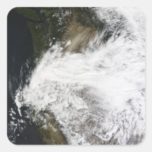 Sticker Carré Tempête de poussière dans l'est de Washington, USA