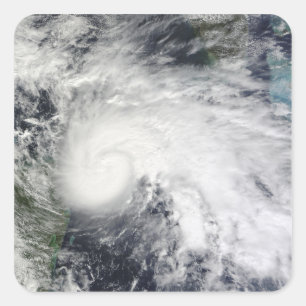 Sticker Carré Tempête tropicale IDA en mer des Caraïbes 2