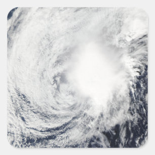 Sticker Carré Tempête tropicale Nida au sud-est de Kadena