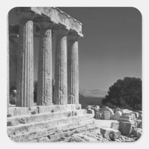 Sticker Carré Temple d'Aphaea