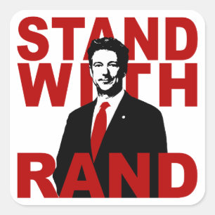 Sticker Carré Tenir Avec Du Rand