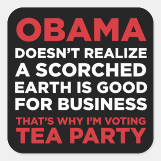 Sticker Carré Terre balisée