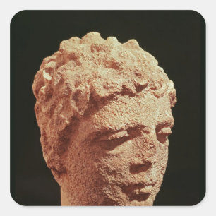 Sticker Carré Tête d'une divinité