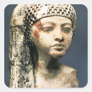 Sticker Carré Tête d'une princesse de la famille d'Akhenaten, N