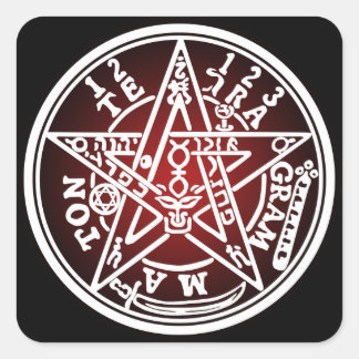 STICKER CARRÉ TETRAGRAMMATON 01