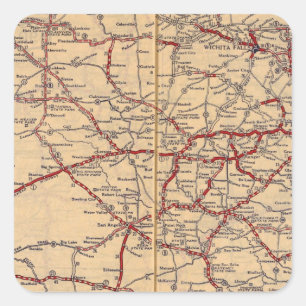 Sticker Carré Texas 11