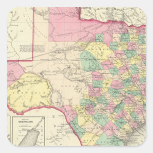 Sticker Carré Texas 4