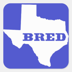 Sticker Carré Texas Bred