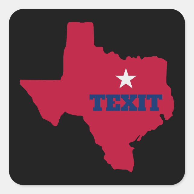 Sticker Carré Texit 2024 Texas (Devant)